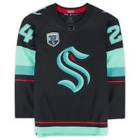 Jamie Oleksiak Deep Sea Blue Seattle Kraken Autographed adidas Authentic Jersey with Inaugural Season Jersey Patch