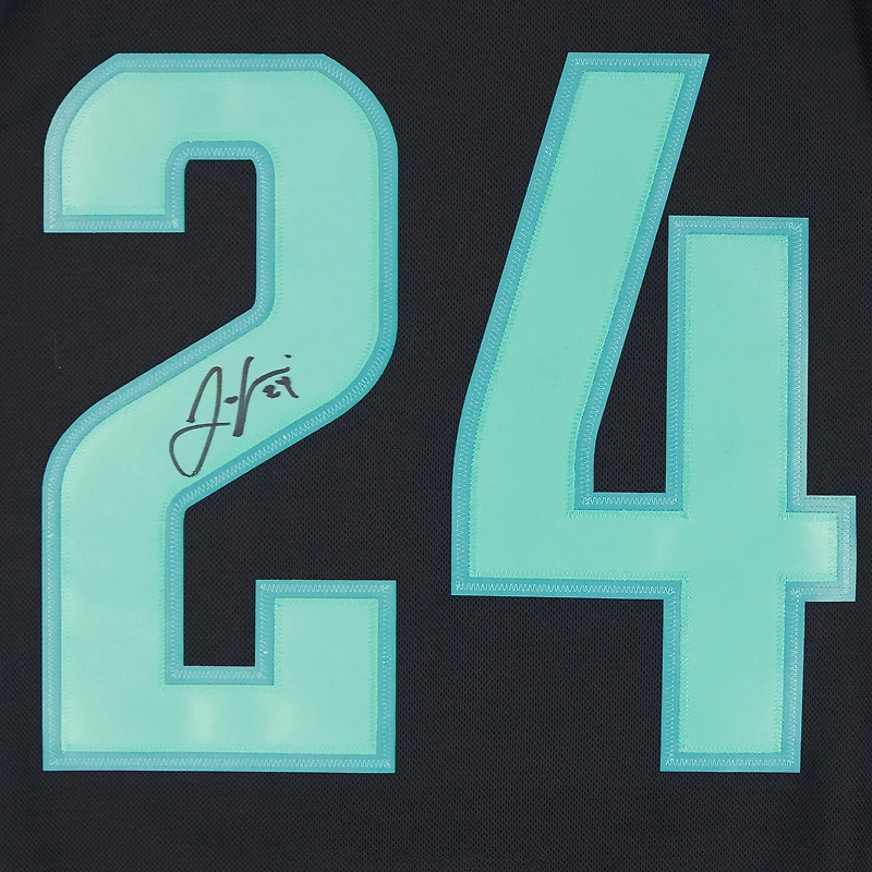Jamie Oleksiak Deep Sea Blue Seattle Kraken Autographed adidas Authentic Jersey with Inaugural Season Jersey Patch