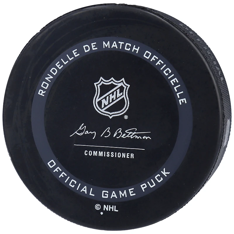 Jamie Oleksiak Seattle Kraken Autographed 2021-22 Inaugural Season Official Game Puck