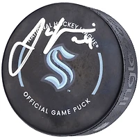 Jamie Oleksiak Seattle Kraken Autographed 2022 Official Game Puck