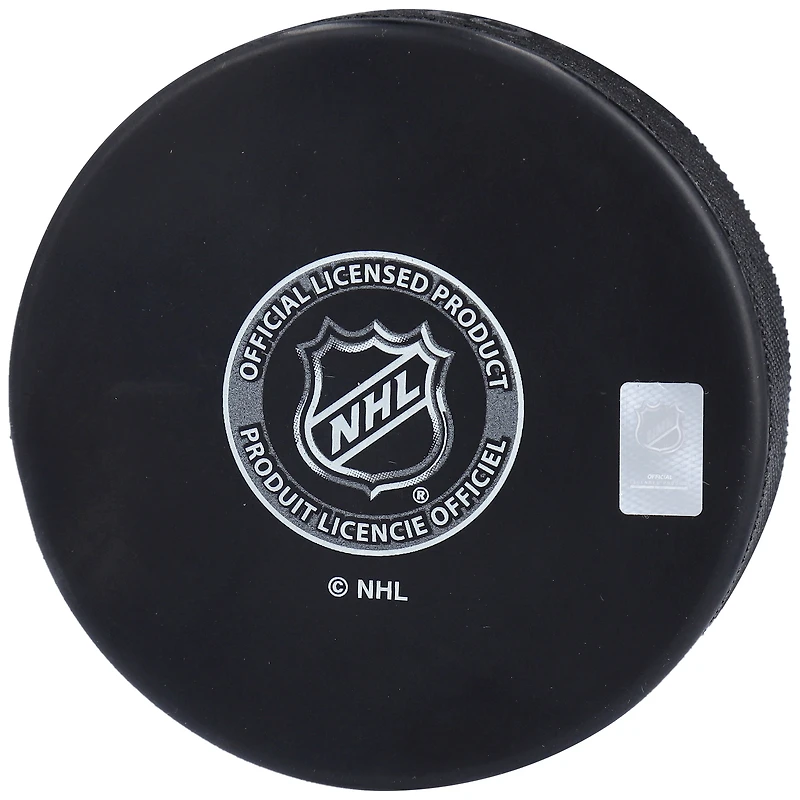 Jamie Oleksiak Seattle Kraken Autographed Hockey Puck with "Release The Kraken" Inscription