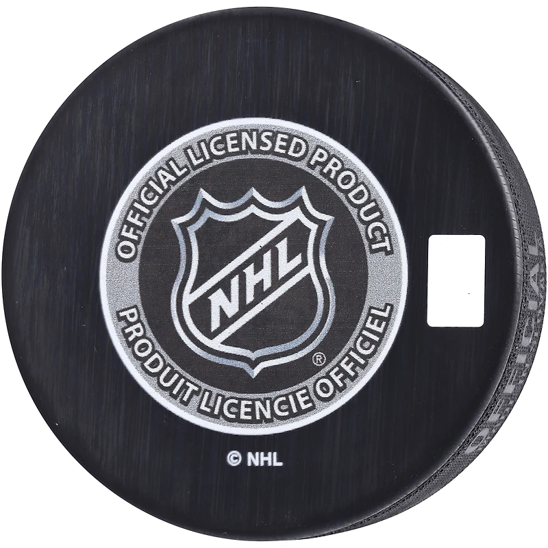 Jared McCann Seattle Kraken Autographed 2014 NHL Draft Logo Hockey Puck with "24th Pick" Inscription