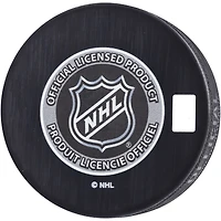 Jared McCann Seattle Kraken Autographed 2014 NHL Draft Logo Hockey Puck with "24th Pick" Inscription