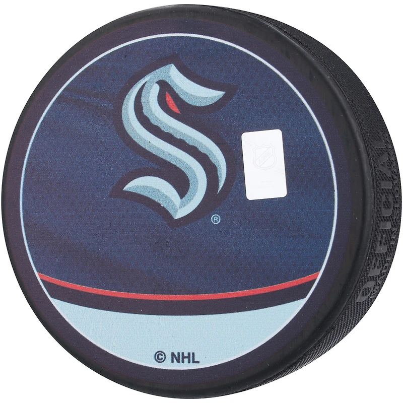 Jared McCann Seattle Kraken Autographed 2022-23 Reverse Retro Hockey Puck