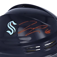 Jared McCann Seattle Kraken Autographed Deep Sea Blue Mini Helmet