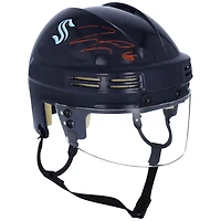 Jared McCann Seattle Kraken Autographed Deep Sea Blue Mini Helmet