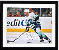 Jordan Eberle Seattle Kraken Autographed 16'' x 20'' First Game vs. Las Vegas Golden Knights Photograph with ''Kraken Released 10/12/21'' Inscription