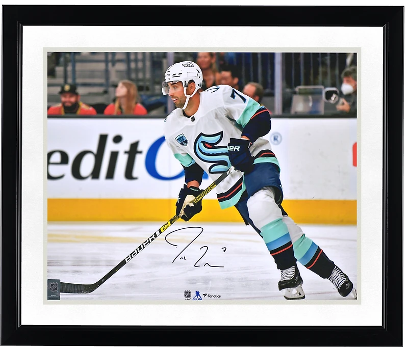 Jordan Eberle Seattle Kraken Autographed 16'' x 20'' First Game vs. Las Vegas Golden Knights Photograph