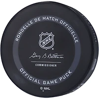 Jordan Eberle Seattle Kraken Autographed 2021-22 Inaugural Season Official Game Puck with "Release The Kraken" Inscription