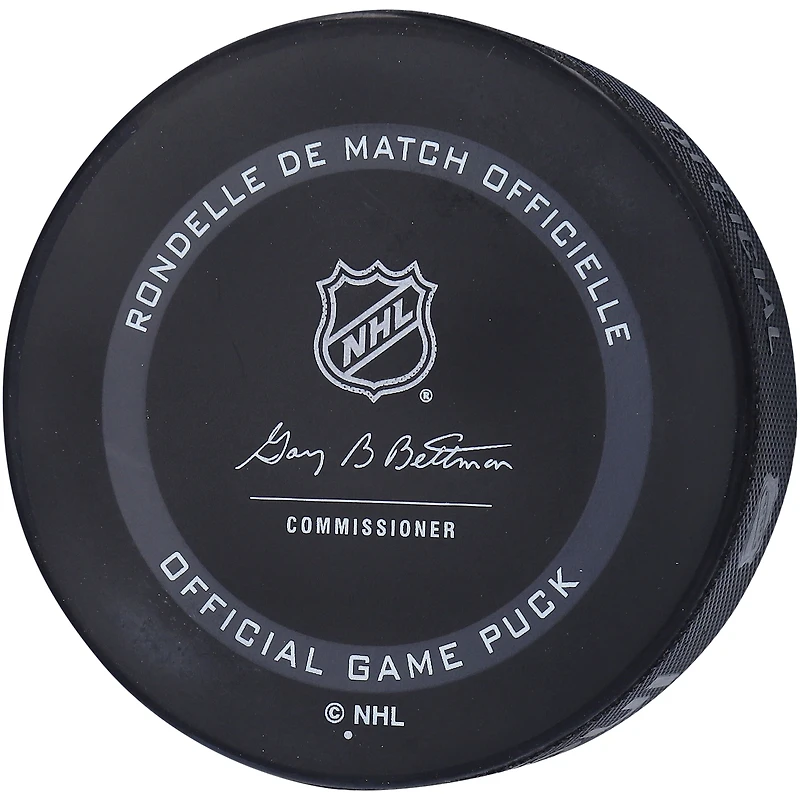 Jordan Eberle Seattle Kraken Autographed 2021-22 Inaugural Season Official Game Puck