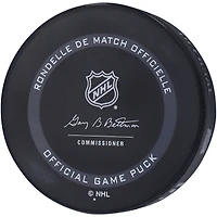 Jordan Eberle Seattle Kraken Autographed 2021-22 Inaugural Season Official Game Puck