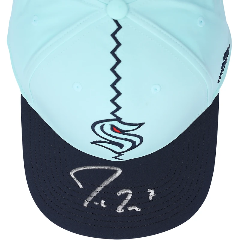 Jordan Eberle Seattle Kraken Autographed 2022-23 Reverse Retro Cap