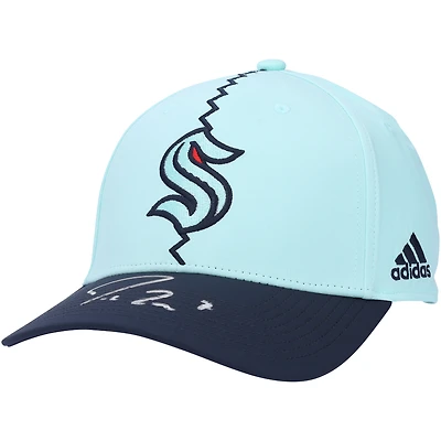 Casquette rétro inversée 2022-23 autographiée par Jordan Eberle (Seattle Kraken)