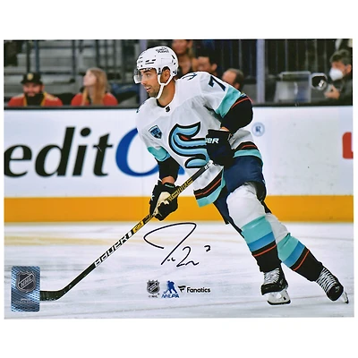 Jordan Eberle Seattle Kraken Autographed 8'' x 10'' First Game vs. Las Vegas Golden Knights Photograph