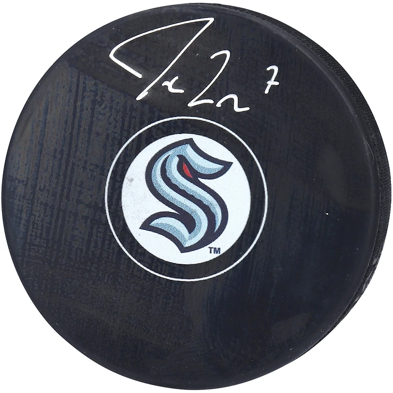 Rondelle de hockey autographiée par Jordan Eberle du Kraken de Seattle