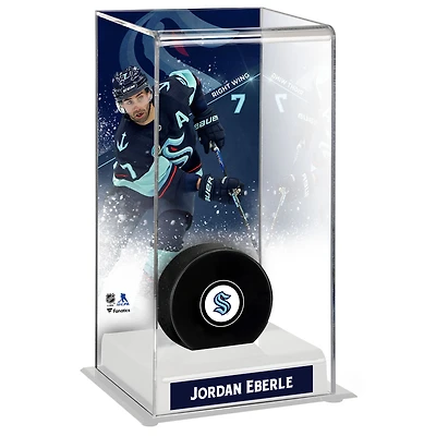 Étui de luxe pour rondelles de hockey de grande taille Jordan Eberle Seattle Kraken