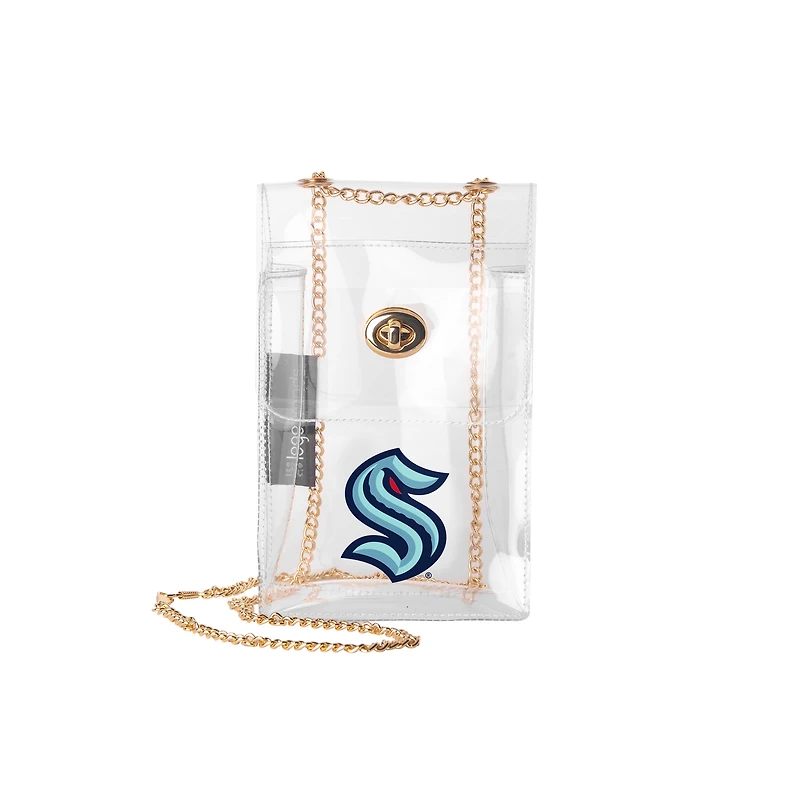 Logo Brands Seattle Kraken Clear Essential Crossbody Purse