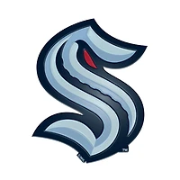 Logo de marque Seattle Kraken Emblème automobile en relief couleur