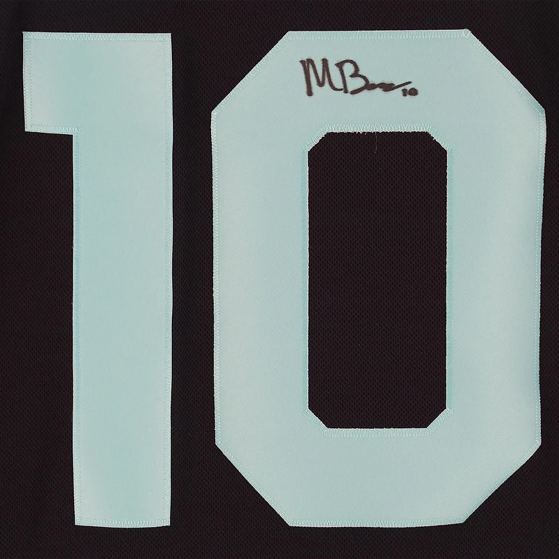 Matty Beniers Seattle Kraken Autographed 2022-23 Reverse Retro adidas Authentic Jersey