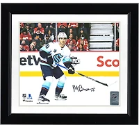 Matty Beniers Seattle Kraken Autographed 8" x 10" NHL Debut Photograph