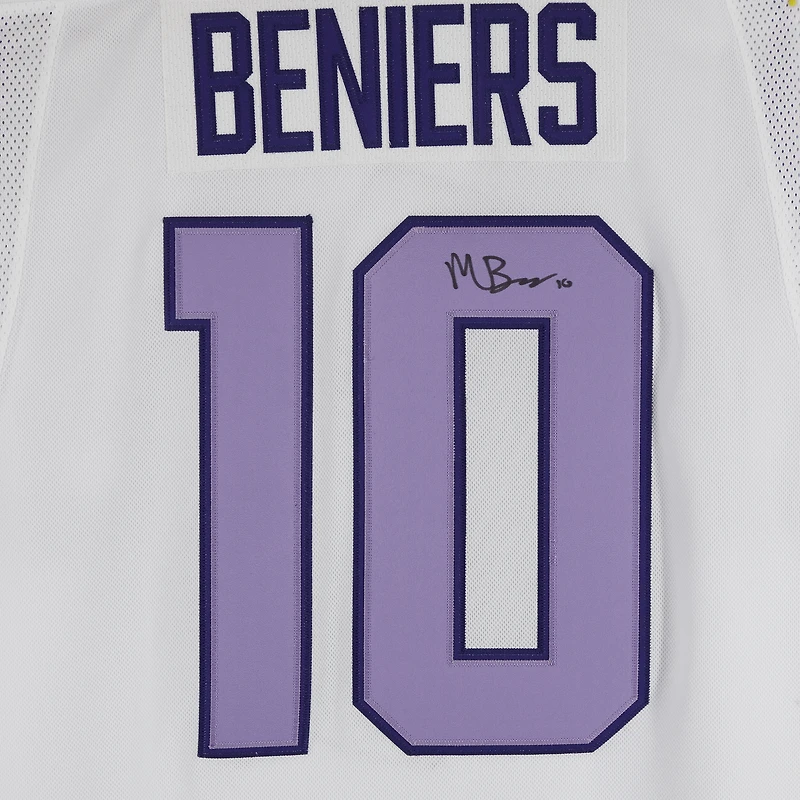 Matty Beniers Seattle Kraken Autographed Hockey Fights Cancer adidas Authentic Jersey 