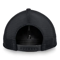 Men's Fanatics  Black Seattle Kraken Team Haze Adjustable Trucker Hat