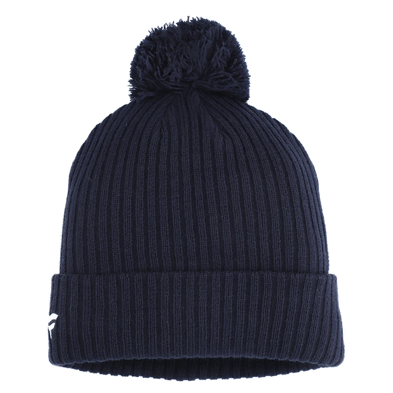 Bonnet en tricot à revers et pompon Seattle Kraken True Navy Fanatics pour homme