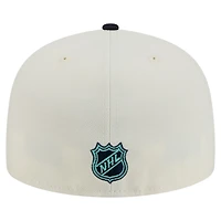 Casquette ajustée bicolore 59FIFTY Seattle Kraken Chrome pour homme de New Era