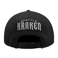 Men's Pro Standard  Cream Seattle Kraken French Terry Snapback Hat