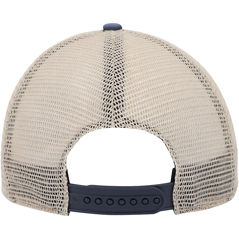 Casquette '47 Deep Sea Blue/Naturel Seattle Kraken Clean Up Snapback pour homme