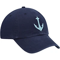 Casquette réglable '47 Deep Sea Blue Seattle Kraken Clean Up pour homme