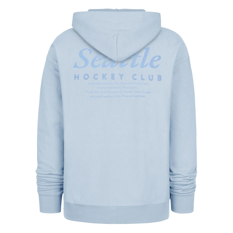 Sweat à capuche bleu clair Seattle Kraken Foundation '47 pour homme