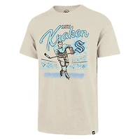 Men's '47  Natural Seattle Kraken Hockey Player Golden Age Scrum T-Shirt