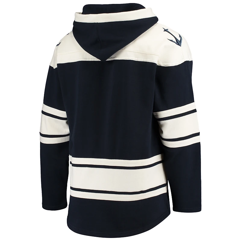 Men's '47  Navy Seattle Kraken Superior Lacer Hoodie