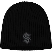 Bonnet en tricot adidas Seattle Kraken Locker Room pour hommes COLD.RDY noir