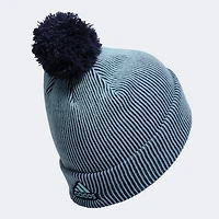 Adidas Seattle Kraken Stripe bleu clair pour homme - Bonnet en tricot à revers