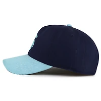 Men's American Needle  Deep Sea Blue/Light Blue Seattle Kraken Burnett Adjustable Hat