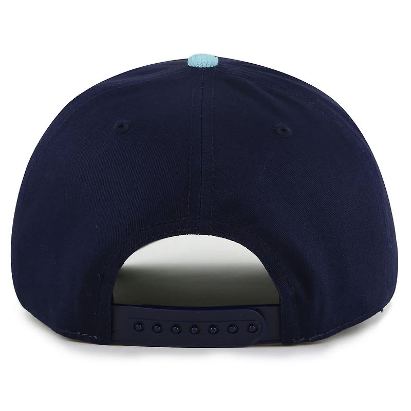 Casquette ajustable pour homme American Needle Deep Sea Blue/Light Blue Seattle Kraken Burnett