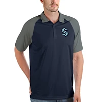 Men's Antigua Navy Seattle Kraken Nova Polo