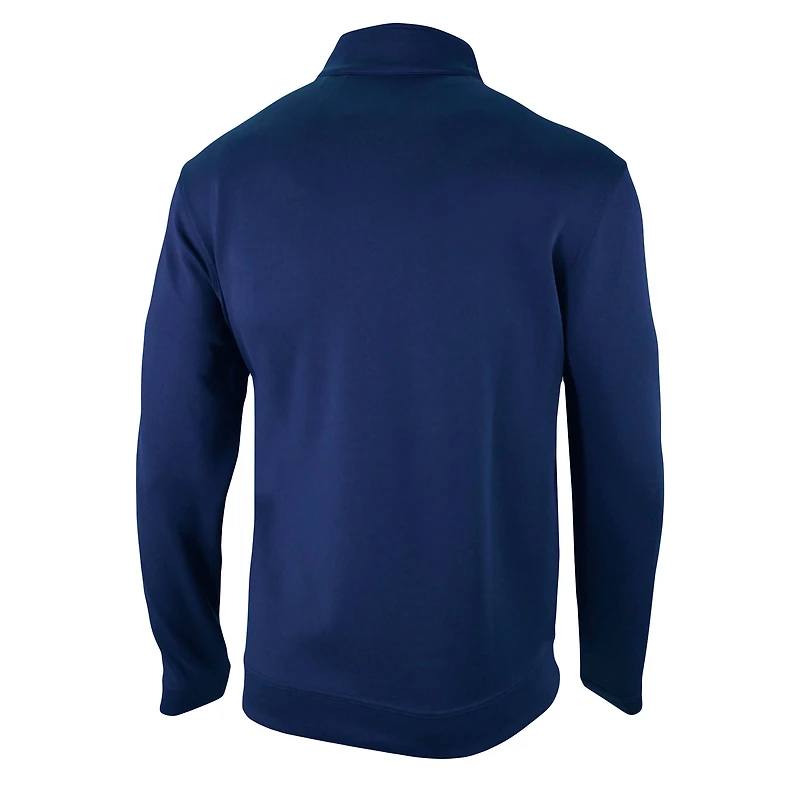 Veste Columbia Deep Sea Blue Seattle Kraken Wickham Hills Omni-Wick Quarter-Zip pour hommes