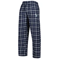 Men's Concepts Sport Navy/Gray Seattle Kraken Badge T-Shirt & Pants Sleep Set