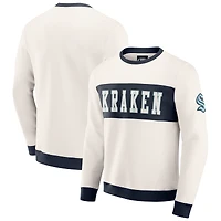 Sweat-shirt colorblock crème Seattle Kraken pour homme de la collection Darius Rucker Fanatics