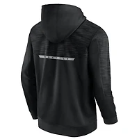 Men's Fanatics Black Seattle Kraken Iced Out Pullover Hoodie