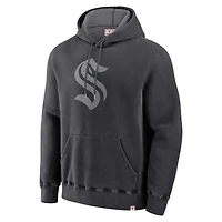 Sweat à capuche en polaire noir Seattle Kraken pour hommes Fanatics fabriqué au Canada