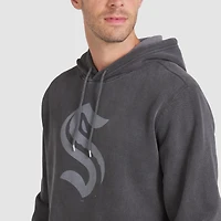 Sweat à capuche en polaire noir Seattle Kraken pour hommes Fanatics fabriqué au Canada