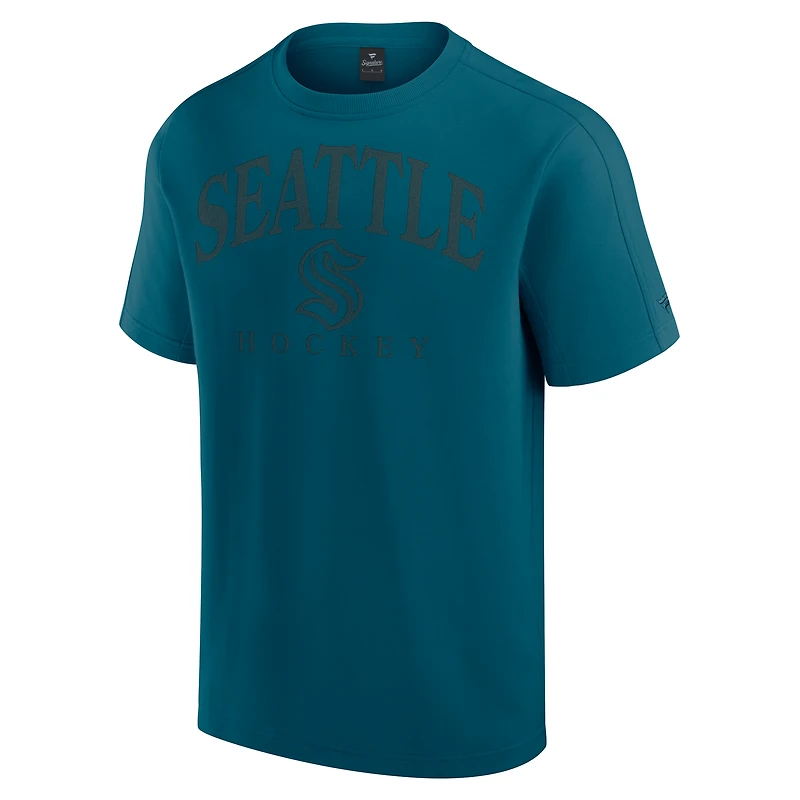 T-shirt bleu Seattle Kraken Elements Flex Tri-Blend pour homme Fanatics