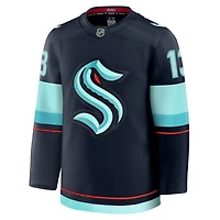 Maillot à domicile premium bleu marine de Seattle Kraken Brandon Tanev pour homme Fanatics
