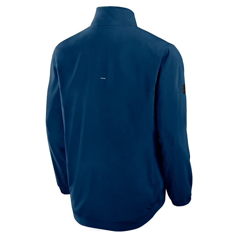 Men's Fanatics  Deep Sea Blue Seattle Kraken Authentic Pro Rink Coaches Full-Zip Jacket