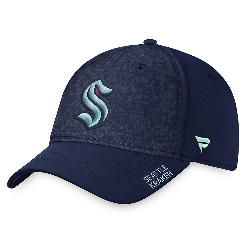 Men's Fanatics Deep Sea Blue Seattle Kraken Authentic Pro Flex Hat