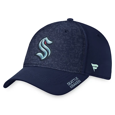 Men's Fanatics Deep Sea Blue Seattle Kraken Authentic Pro Flex Hat